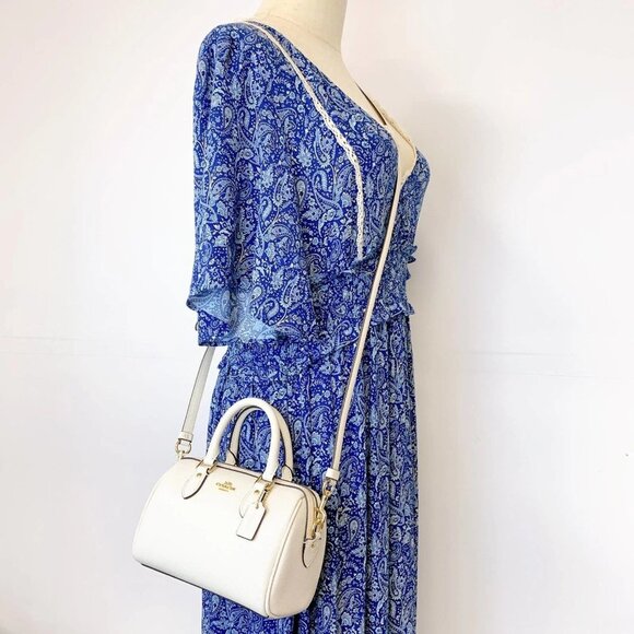 Coach CH157 Mini Rowan Crossbody IN Crossgrain leather - Picture 1 of 8